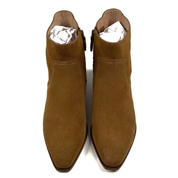 Cole Haan Naia Womens Brown Suede Booties Ankle Boots Size7B W32260 New - Picture 2 of 11